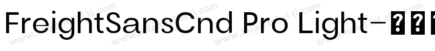 FreightSansCnd Pro Light字体转换